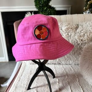 Hot Pink Detachable Bucket Hat